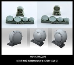 画像1: Miniarm[B35078]L-2G 赤外線サーチライト T-10M,T-55A,T-62用(汎用)