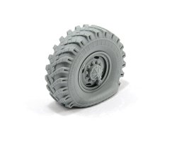 画像2: Miniarm[B35127]1/35 現用露 URAL-4320/375 OI-25 パンクしたタイヤ(1個入り)(トラペ用)