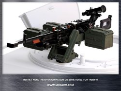 画像1: Miniarm[B35152]1/35 現用露 コルド 12.7mm機関銃 ティグルM装甲車用 6U16揺架付き