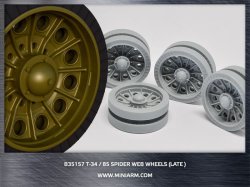 画像1: Miniarm[B35157]1/35 T-34/85 スパイダーウェブ転輪セット(後期型)(DML/ズベズダ用)