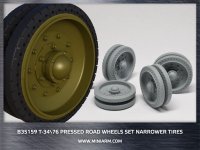 Miniarm[B35159]1/35 T-34/76 ディスク転輪セット(ナロータイヤ)(DML/ズベズダ用)