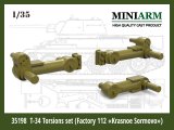 Miniarm[B35198]1/35 WWII 露/ソ ソビエト第112工場クラスノエ・ソルモヴォ製T-34トーションバーセット(ドラゴン/ズベズダ/ミニアート用)