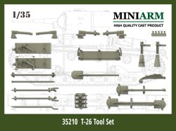 画像1: Miniarm[B35210]1/35 WWII 露/ソ ソビエトТ-26軽戦車用車載工具セット