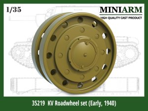 画像1: Miniarm[B35219]1/35 WWII 露/ソ KV戦車用転輪セット 1940年型 (1)