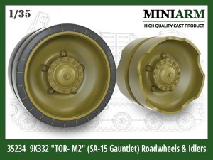 画像1: Miniarm[B35234]1/35 現用 ロシア地対空ミサイル トール2M"SA-15ガントレット"転輪/誘導輪セット(ズベズダ/タコム用) (1)