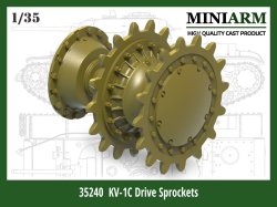 画像1: Miniarm[B35240]1/35 WWII 露/ソ KV-1C用起動輪セット
