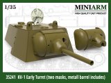 Miniarm[B35241]1/35 WWII 露/ソ KV-1用砲塔初期型 金属砲身付