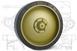 画像1: Miniarm[B35257]1/35 WWII 露/ソ SU-76/SU-76M自走砲用転輪セット(15個入)