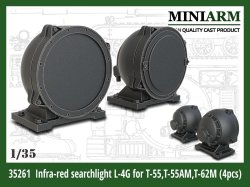 画像1: Miniarm[B35261]1/35 現用 露/ソ L-4G赤外線サーチライト T-55/T-55AM/T-62M主力戦車用(4個入)