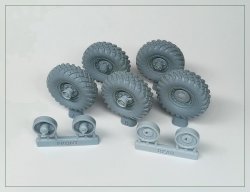 画像2: Miniarm[B35271]1/35 現用 露/ソ GAZ-66トラック 自重変形タイヤセット(ズベズダ用)