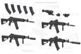 Miniarm[B35273]1/35 現用 露/ソ AK-12アサルトライフル 初期型(4個入)