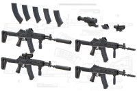 Miniarm[B35274]1/35 現用 露/ソ AK-12アサルトライフル 後期型(4個入)
