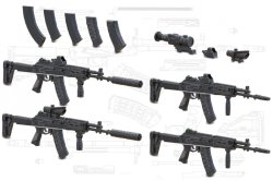 画像1: Miniarm[B35274]1/35 現用 露/ソ AK-12アサルトライフル 後期型(4個入)