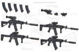 Miniarm[B35276]1/35 現用 露/ソ AK-12/AK-12Mアサルトライフルセット(4個入)