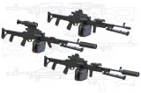 Miniarm[B35277]1/35 現用 露/ソ PKM 7.62mm機関銃セット(3個入)