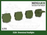 Miniarm[B35284]1/35 現用 露/ソ 各種ライトセット(4個入)