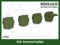 Miniarm[B35284]1/35 現用 露/ソ 各種ライトセット(4個入)
