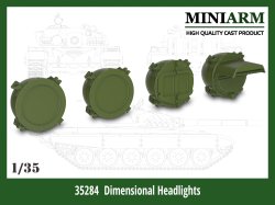 画像1: Miniarm[B35284]1/35 現用 露/ソ 各種ライトセット(4個入)