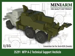 画像1: Miniarm[B35291]1/35 現用 露/ソ ウラル-4320用 MTP A-2技術支援車両コンバージョンセット(ズベズダ用)