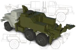 画像2: Miniarm[B35291]1/35 現用 露/ソ ウラル-4320用 MTP A-2技術支援車両コンバージョンセット(ズベズダ用)