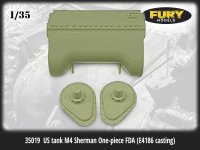 Fury Models [FM35019]1/35 WWII 米 M4シャーマン戦車用 1ピース最終減速機カバー(E4186鋳造タイプ)