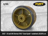 Fury Models[FM35027]1/35 WWII 米 M4シャーマン戦車 VVSS用クローズドスポーク転輪(D52876)セット
