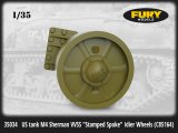 Fury Models[FM35034]1/35 WWII 米 M4シャーマン戦車 VVSS用スタンプスポーク(プレス型)誘導輪(C85164)