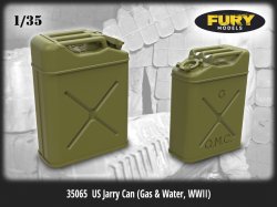 画像1: Fury Models[FM35065]1/35 WWII アメリカ ジェリカン 燃料用&水用(8個入)