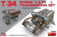 ミニアート[MA35205]1/35 T-34エンジン（V-2-34）＆トランスミッションセット