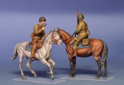 画像3: ミニアート[MA35151]1/35 アメリカ兵（ノルマンディー1944）乗馬セット