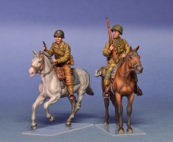 画像4: ミニアート[MA35151]1/35 アメリカ兵（ノルマンディー1944）乗馬セット