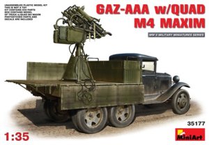 画像1: ミニアート[MA35177]1/35 GAZ-AAA マキシム 4連装 機銃搭載 (1)