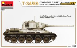 画像2: ミニアート[MA35301]1/35T-34-85Composite Turret 112工場 1944年夏 フルインテリア(内部再現)