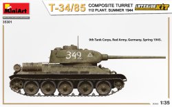 画像3: ミニアート[MA35301]1/35T-34-85Composite Turret 112工場 1944年夏 フルインテリア(内部再現)