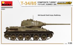 画像5: ミニアート[MA35301]1/35T-34-85Composite Turret 112工場 1944年夏 フルインテリア(内部再現)