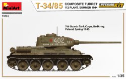 画像6: ミニアート[MA35301]1/35T-34-85Composite Turret 112工場 1944年夏 フルインテリア(内部再現)