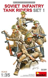 画像1: ミニアート[MA35309]1/35　ソビエト歩兵戦車乗員セット１（4体入） (1)