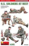 ミニアート[MA35318]1/35アメリカ兵 休息中５体入 特別版（歩兵用武器・装備品付）