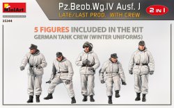 画像2: ミニアート[MA35344]1/35IV号戦車J型Pz.Beob.wg.砲兵観測車 後期/最終生産型 選択式（乗員５体付）