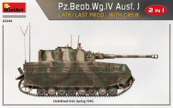 画像9: ミニアート[MA35344]1/35IV号戦車J型Pz.Beob.wg.砲兵観測車 後期/最終生産型 選択式（乗員５体付）