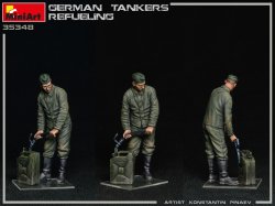 画像2: ミニアート[MA35348]1/35ドイツ兵 燃料補給中２体入（ドラム缶２個＋石油缶４個付）