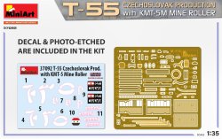 画像2: ミニアート[MA37092]1/35　T-55チェコスロバキア製 KMT-5Mマインローラー付