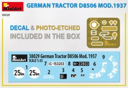 画像2: ミニアート[MA38029]1/35　ドイツ製トラクター D8506 1937年製