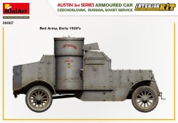 画像7: ミニアート[MA39007]1/35オースチン装甲車３型（チェコスロバキア・ロシア・ソビエト）フルインテリア（内部再現）