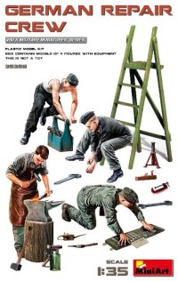 ミニアート[MA35358]1/35 ドイツ 修理クルー 4体入り