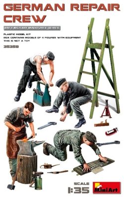画像1: ミニアート[MA35358]1/35 ドイツ 修理クルー 4体入り