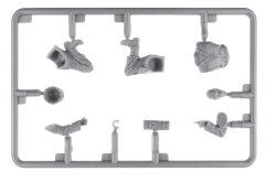 画像6: ミニアート[MA53024]1/35 ドイツ戦車跨乗兵セット2.頭部レジン製