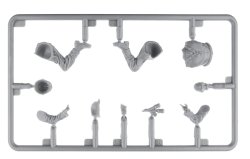 画像7: ミニアート[MA53024]1/35 ドイツ戦車跨乗兵セット2.頭部レジン製