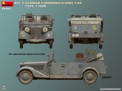 画像13: ミニアート[MA35492]1/35 Kfz.2 ドイツ軍通信車 170VK型