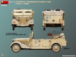画像14: ミニアート[MA35492]1/35 Kfz.2 ドイツ軍通信車 170VK型